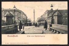 Ansichtskarte darmstadt blick gebraucht kaufen  Berlin