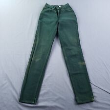 Jeans Levis 512 Feminino 3 Longo Verde Slim Fit Perna Cônica Anos 90 Grunge Fabricado nos EUA, usado comprar usado  Enviando para Brazil