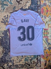 Usado, Camiseta de futebol 2021-22 FC Barcelona Gavi autêntica Nike kit roxa masculina GG comprar usado  Enviando para Brazil