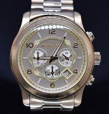 Relógio masculino Michael Kors MK-8077 Runway cronógrafo dourado tamanho grande BATERIA NOVA comprar usado  Enviando para Brazil