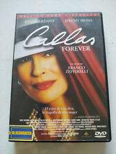 Callas Forever Fanny Ardant Jeremy Irons - DVD Español Ingles Frances Region 2 comprar usado  Enviando para Brazil