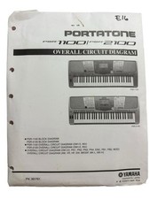 Teclado Yamaha Portatone PSR-1100 PSR-2100 diagrama de circuito geral esquemas, usado comprar usado  Enviando para Brazil