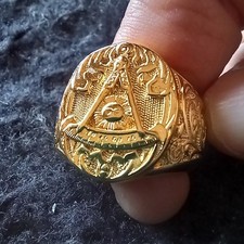 Masonic signet ring for sale  BECKENHAM