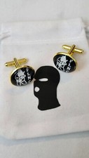 Boutons manchettes dorés d'occasion  Ajaccio-