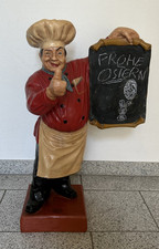 Kochfigur werbetafel deko gebraucht kaufen  Lindau (Bodensee)
