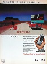 Usado, Notebook Eletrônico PHILIPS 'Pocket Memo' ADVERT #2 Vintage 1989 Anúncio Impresso E04/37 comprar usado  Enviando para Brazil
