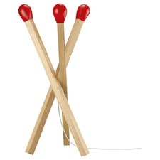 STRALA LED  IKEA Standleuchte Streichholz Matchsticks Designed by Lukas Bazle na sprzedaż  Wysyłka do Poland