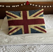 Union jack cushion for sale  LONDON
