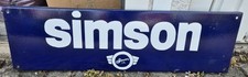 Simson emaille schild gebraucht kaufen  Kindelbrück