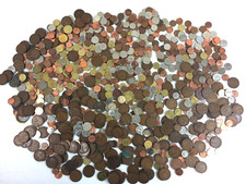 Lote de trabalho 2,5 kg+ moedas britânicas/internacionais/antigas mistas numismatas não classificadas comprar usado  Enviando para Brazil