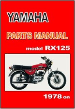 Manual de peças YAMAHA RX125 1978 1979 1980 na lista de catálogo de peças de reposição comprar usado  Enviando para Brazil