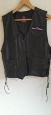 womens leather waistcoat for sale  SUDBURY