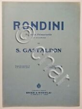 Musica spartito rondini usato  Vimodrone