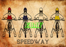 Speedway art retro for sale  STOCKTON-ON-TEES