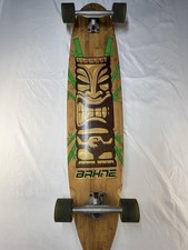 Bahne Bamboo Longboard Skate 44" Tiki Graphic DK70 Rodas 70mm 82A Cruiser, usado comprar usado  Enviando para Brazil