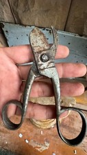 Tesoura cortador de papel de ferro vintage rara colecionável feita à mão feita à mão comprar usado  Enviando para Brazil