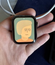 Apple Watch Series 4 44 mm aço inoxidável dourado (GPS +LTE) comprar usado  Enviando para Brazil