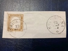 Sardegna frammento annullo usato  Massa