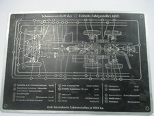 Einheitsdiesel schild typensch gebraucht kaufen  Deutschland