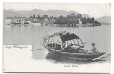 Cartolina lago maggiore usato  Trieste