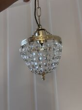 vintage crystal chandelier bag for sale  BARRY