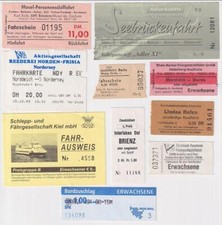 Fahrscheine reedereien dampfer gebraucht kaufen  Deutschland
