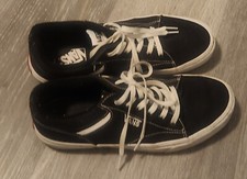 Tamanho Vans: 9,5 preto e branco língua grossa e parte superior masculina comprar usado  Enviando para Brazil