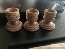 wooden holders candle tall 3 for sale  Danville