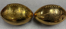 PAR DE BOLAS DE FUTEBOL DO SUPER BOWL BANHADAS A OURO WASHINGTON REDSKINS EXTREMAMENTE RARAS! comprar usado PAR DE BOLAS DE FUTEBOL DO SUPER BOWL BANHADAS A OURO WASHINGTON REDSKINS EXTREMAMENTE RARAS! comprar usado  Enviando para Brazil