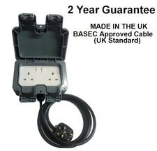 Exterior double plug for sale  DUNMOW