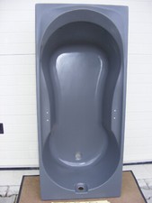 Badewanne dunkelgrau gfk gebraucht kaufen  Haibach