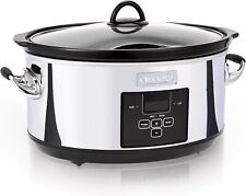Usado, Panela lenta programável Crock-Pot 7 quartos com temporizador digital, alimentos polidos  comprar usado  Enviando para Brazil