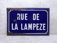 Emaille straßen schild gebraucht kaufen  Halbe