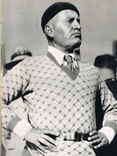 Ritaglio benito mussolini usato  Imperia