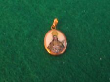 Usado, Pingente de porcelana amuleto medalha religiosa ouro português Cristo comprar usado  Enviando para Brazil