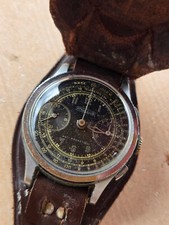 Chronographe ANGELUS Swiss Made Officer WW2 Military Pilote vintage mecanic 36mm comprar usado  Enviando para Brazil