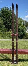 Vintage wooden skis for sale  Newport
