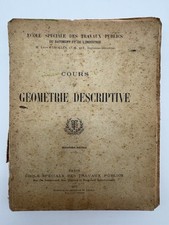 Cours géométrie descriptive. d'occasion  Aussonne
