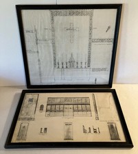 Antique church blueprints for sale  Cameron