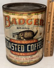 Antique badger coffee for sale  Harlan