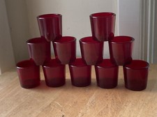 Lot red glass for sale  Austin