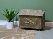 Vintage embossed brass for sale  FAKENHAM