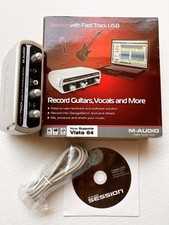 M-Audio Fast Track USB, microfone mix e guitarra + software XP/Visa. Veja a descrição. comprar usado  Enviando para Brazil