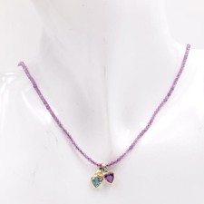 Amethystcollier kette diamant gebraucht kaufen  München