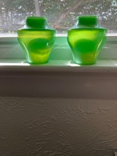 2 vases small glass for sale  Woodbine