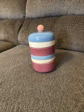Conjunto de 2 camadas de bugigangas/vasilha em camadas Opal House Jungalow azul, malva e creme comprar usado  Enviando para Brazil