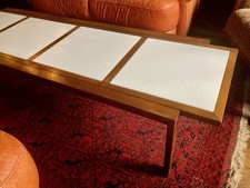 stained coffee glass table for sale  Oak Park