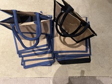 Jute shopper bags for sale  UK