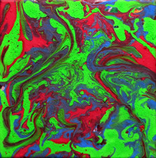 Acryl bild pouring gebraucht kaufen  Berlin