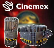 JURASSIC WORLD Renacimiento CUBO Y TAZA JAULA LED ARTÍCULO NUEVO CINE CINEMAX 2025 segunda mano  México
